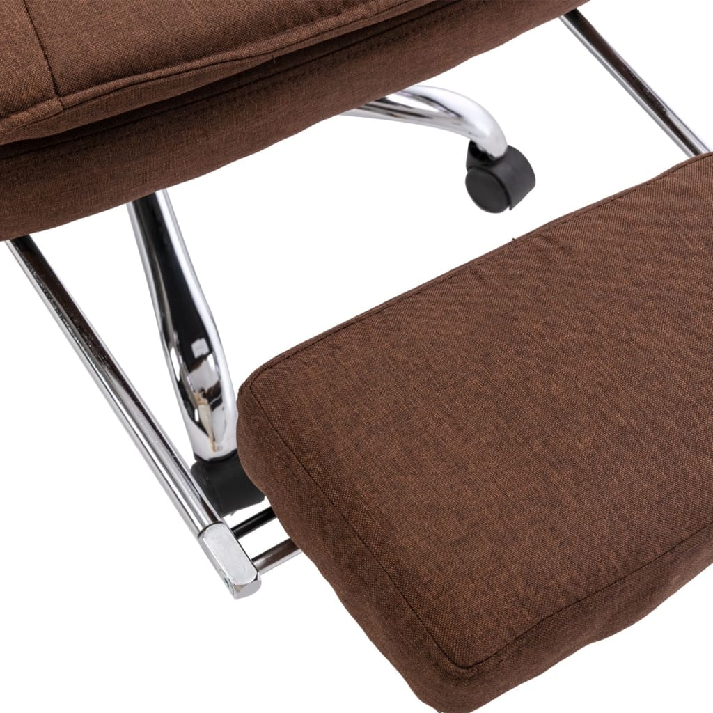 Kancelářská Židle Hnědá Textil