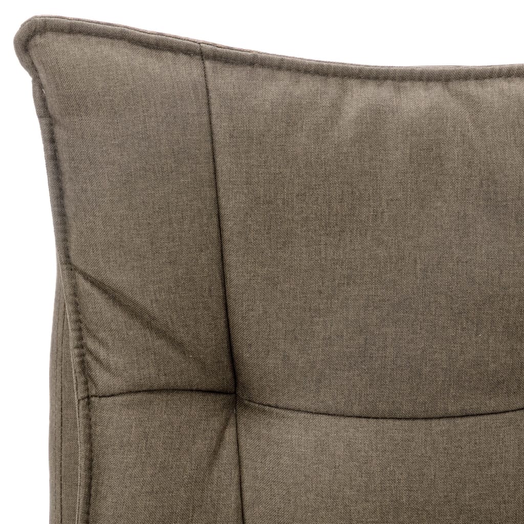 Masážní Kancelářská Židle Taupe Textil