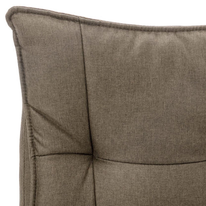 Masážní Kancelářská Židle Taupe Textil