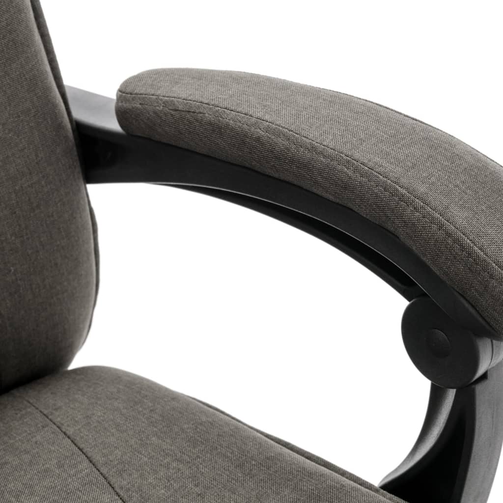 Masážní Kancelářská Židle Šedá Textil