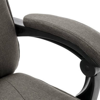 Masážní Kancelářská Židle Šedá Textil
