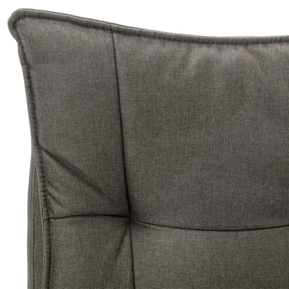 Masážní Kancelářská Židle Šedá Textil