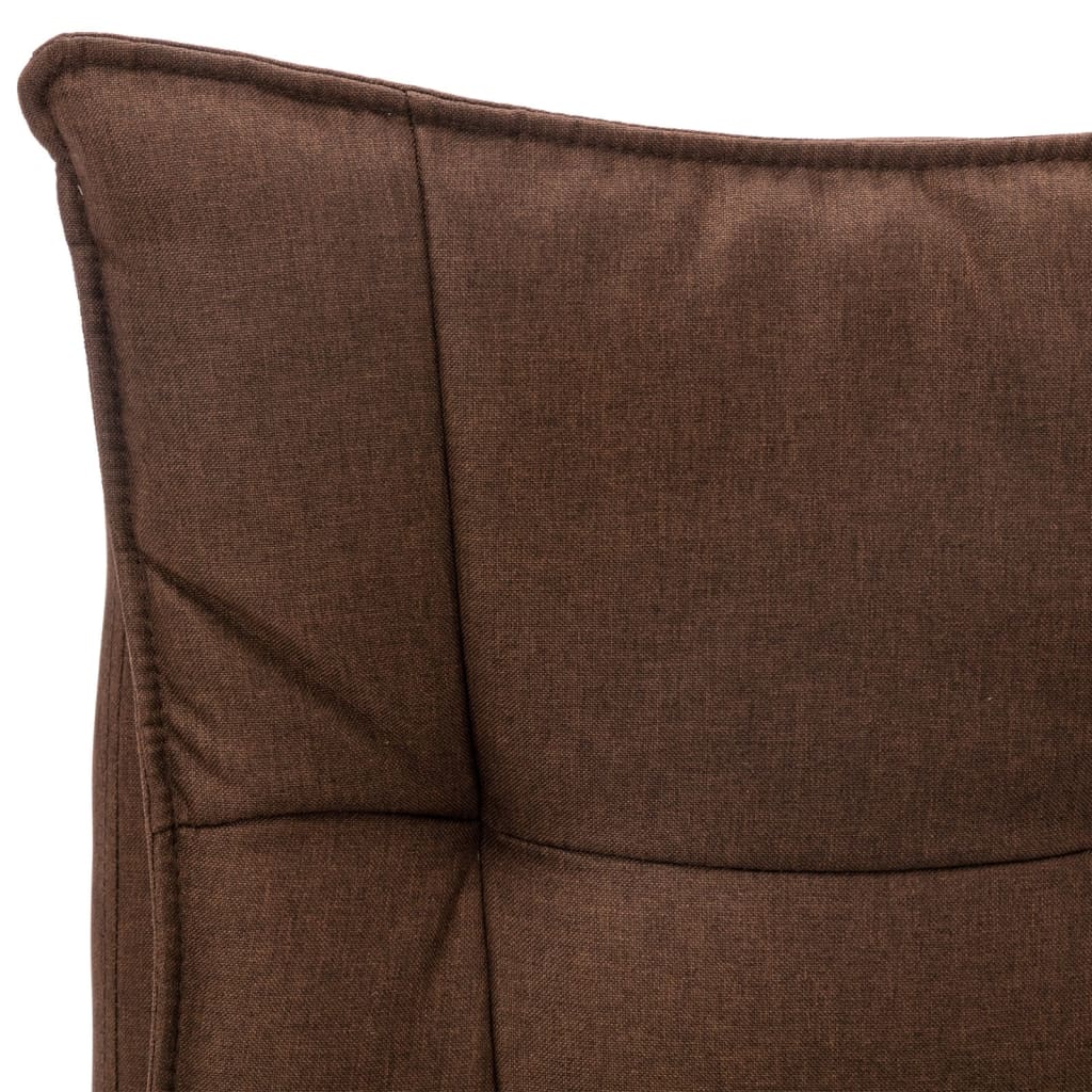 Masážní Kancelářská Židle Hnědá Textil
