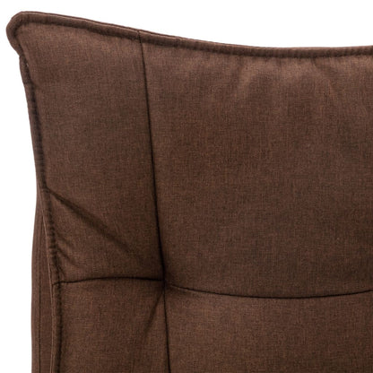 Masážní Kancelářská Židle Hnědá Textil