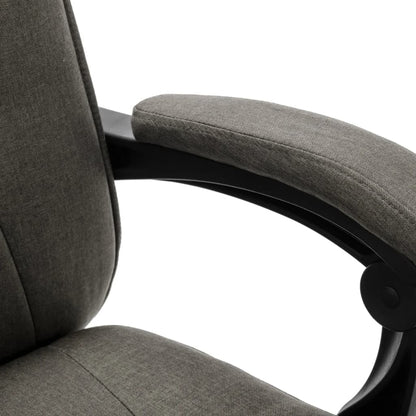 Masážní Kancelářská Židle Šedá Textil