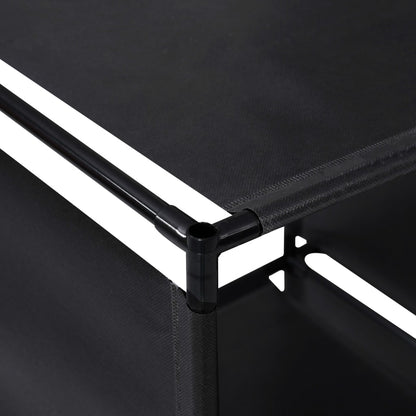 Policový Regál Schodiště 130 X 45 X 170 Cm Textil