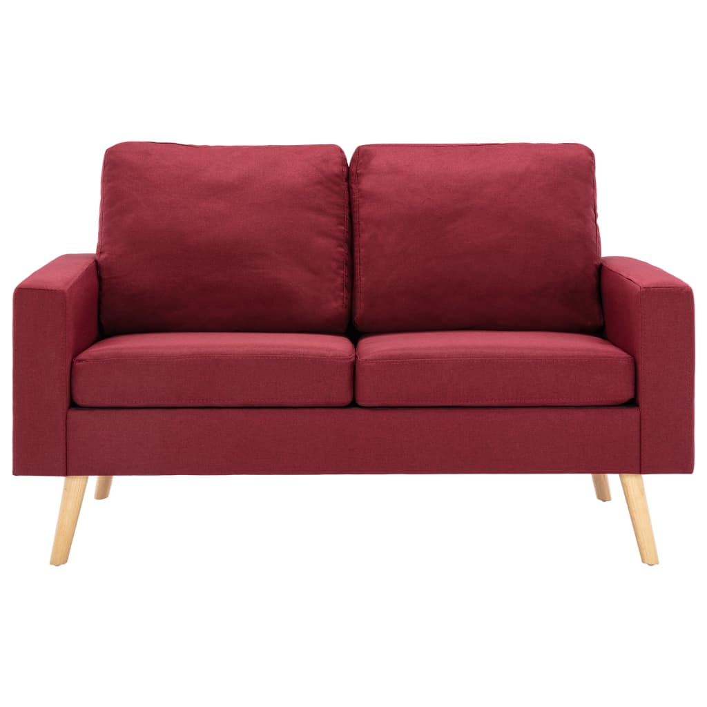 2Místná Pohovka Vínová Textil