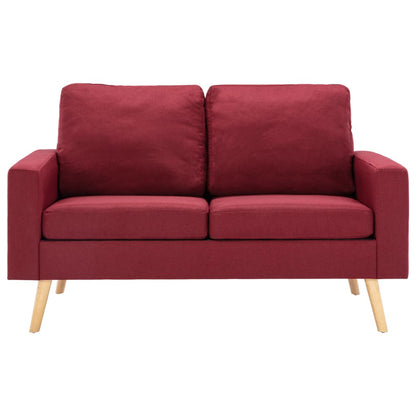 2Místná Pohovka Vínová Textil