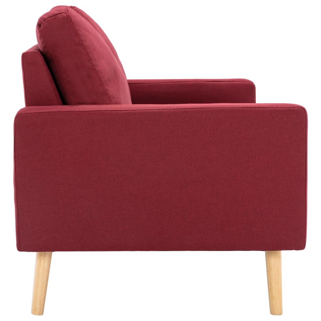 2Místná Pohovka Vínová Textil