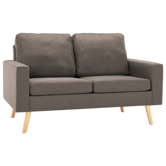 2Místná Pohovka Taupe Textil