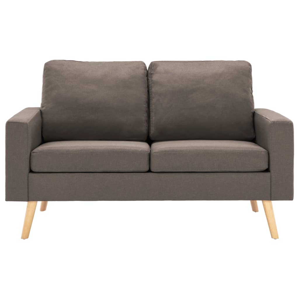 2Místná Pohovka Taupe Textil