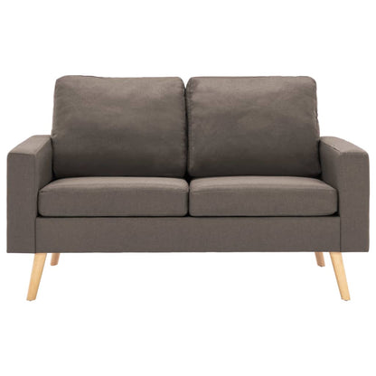 2Místná Pohovka Taupe Textil