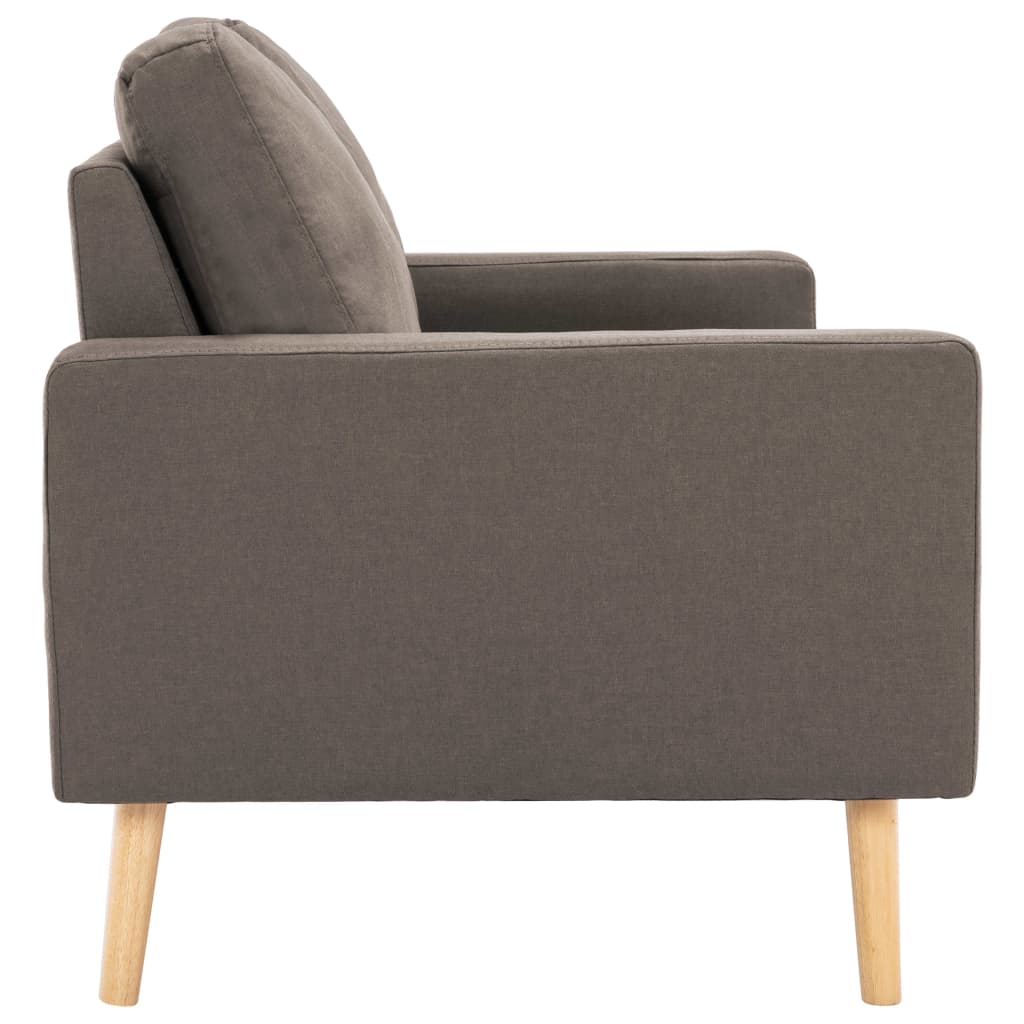 2Místná Pohovka Taupe Textil