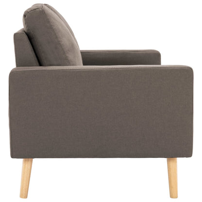 2Místná Pohovka Taupe Textil