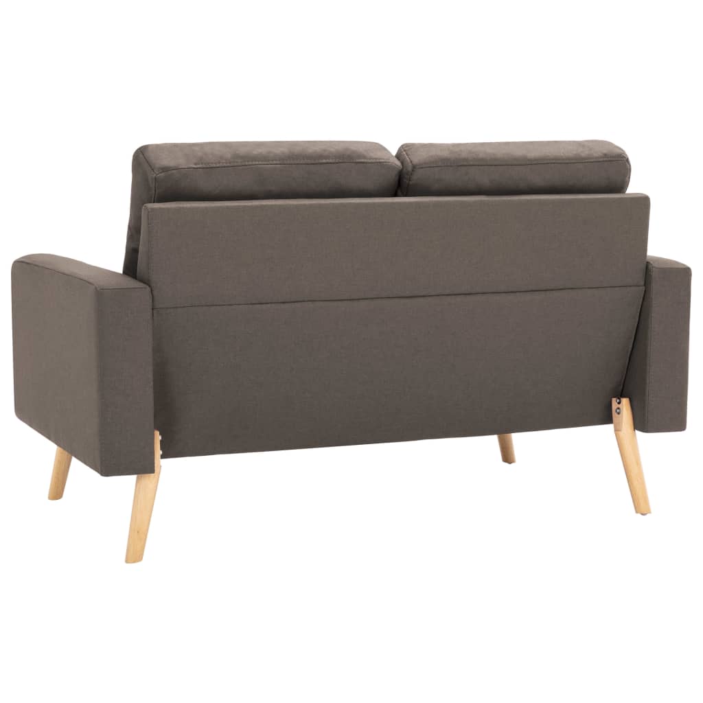 2Místná Pohovka Taupe Textil
