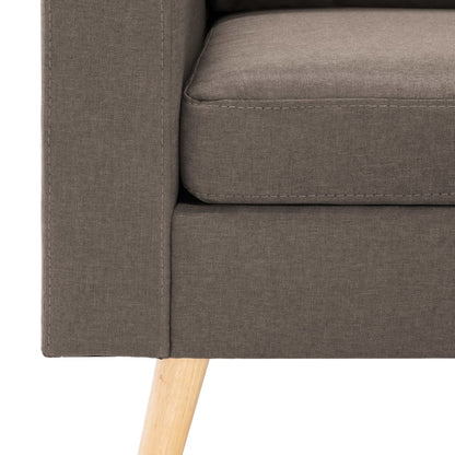 2Místná Pohovka Taupe Textil