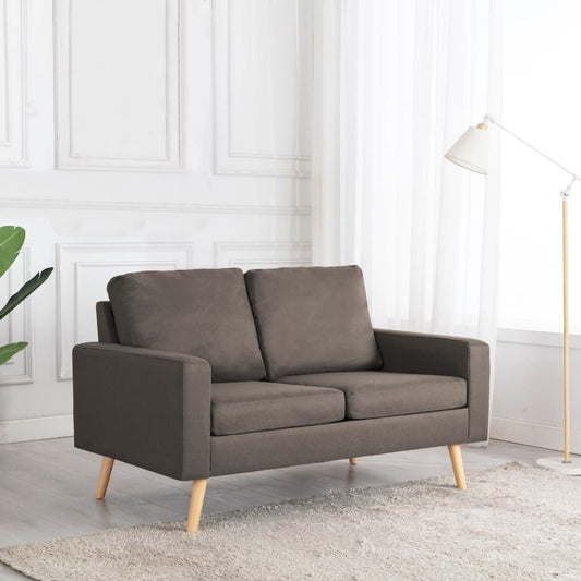 2Místná Pohovka Taupe Textil