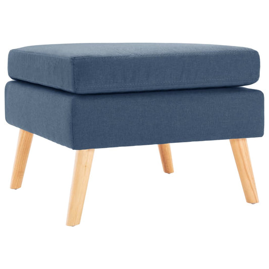 Podnožka Modrá Textil
