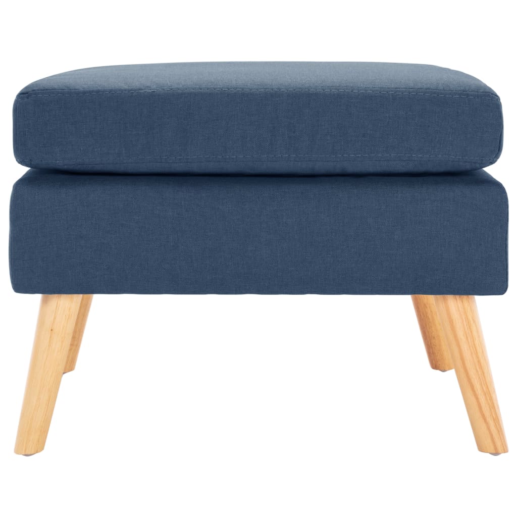 Podnožka Modrá Textil