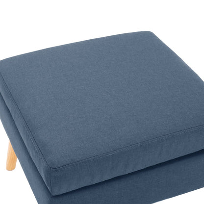 Podnožka Modrá Textil