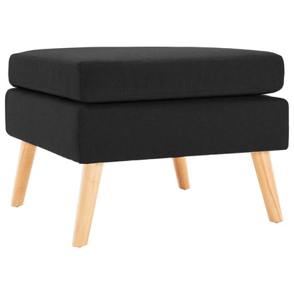 Podnožka Černá Textil