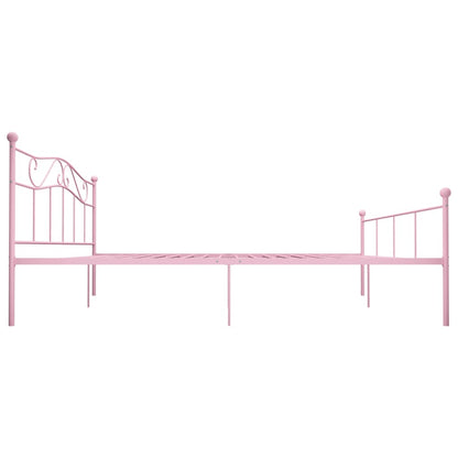 Rám Postele Růžový Kov 200 X 200 Cm