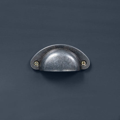 Příborník Hill Šedý 125 X 40 X 80 Cm Masivní Borové Dřevo