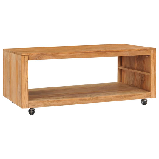 Konferenční Stolek 110 X 60 X 40 Cm Masivní Teakové Dřevo