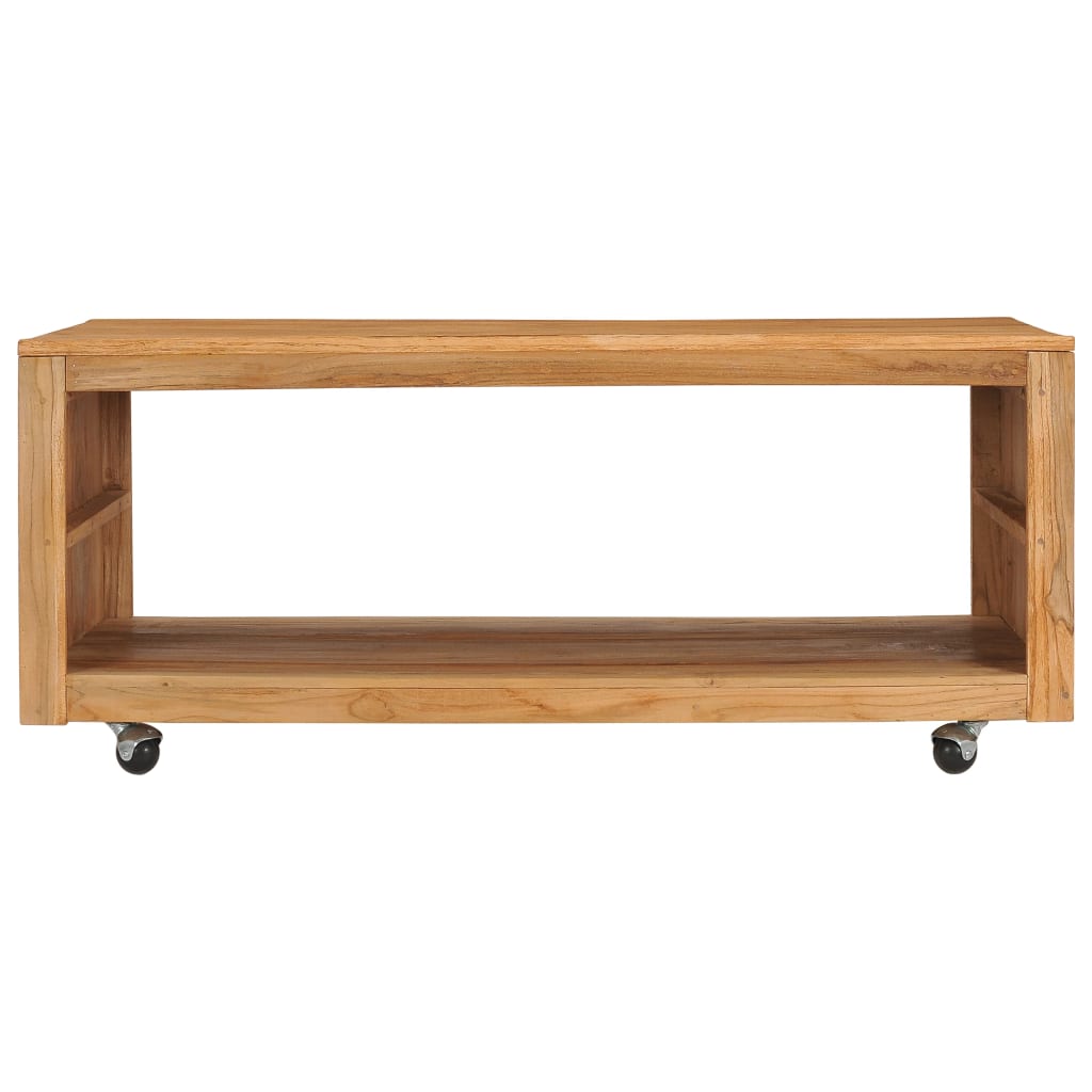 Konferenční Stolek 110 X 60 X 40 Cm Masivní Teakové Dřevo