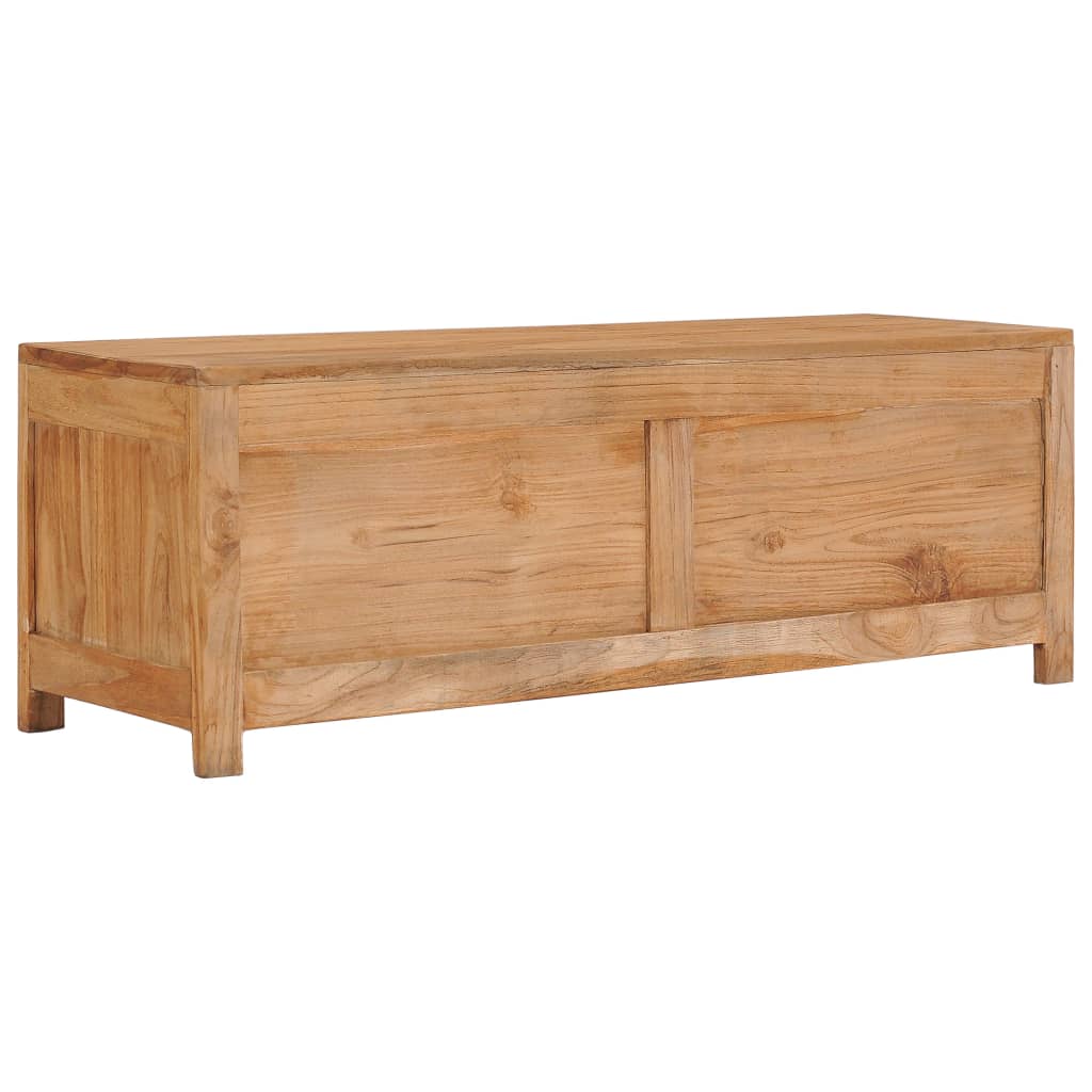 Tv Stolek 100 X 30 X 35 Cm Masivní Teakové Dřevo