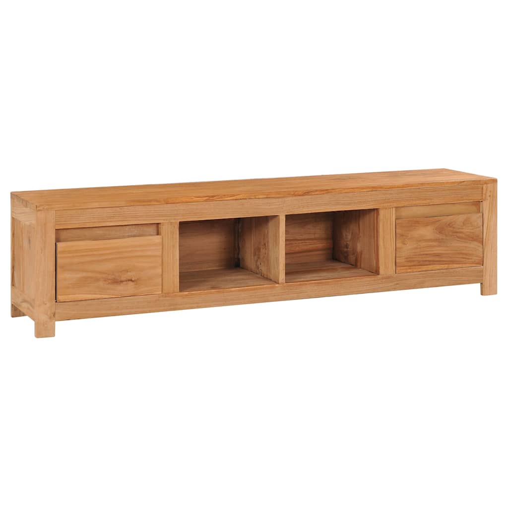 Tv Stolek 115 X 30 X 35 Cm Masivní Teakové Dřevo