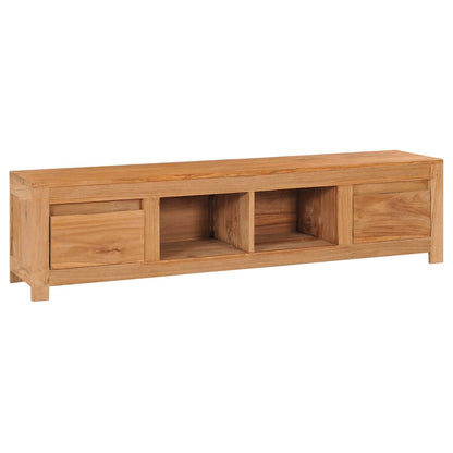 Tv Stolek 115 X 30 X 35 Cm Masivní Teakové Dřevo