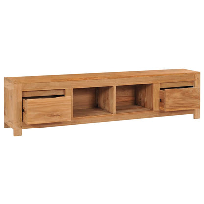 Tv Stolek 115 X 30 X 35 Cm Masivní Teakové Dřevo