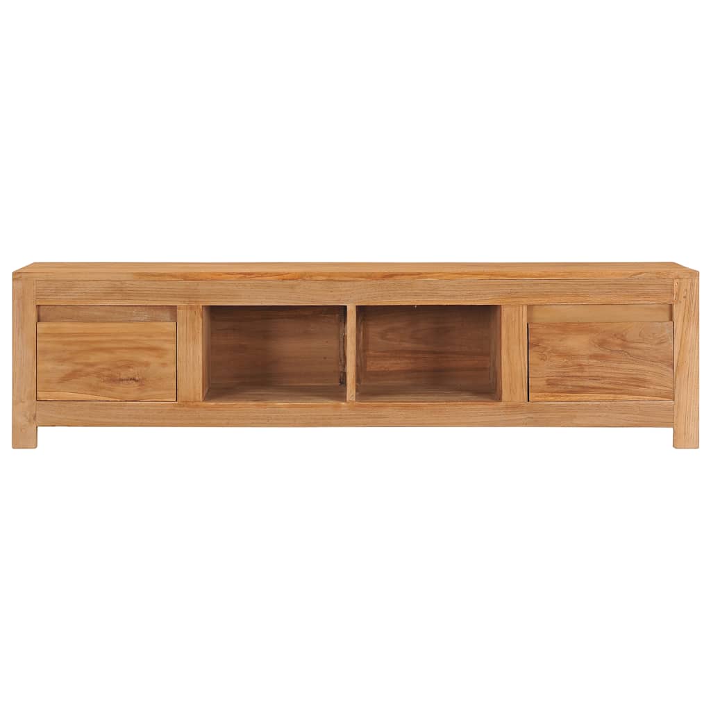 Tv Stolek 115 X 30 X 35 Cm Masivní Teakové Dřevo