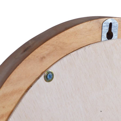 Nástěnné Zrcadlo 60 Cm Teak Kulaté