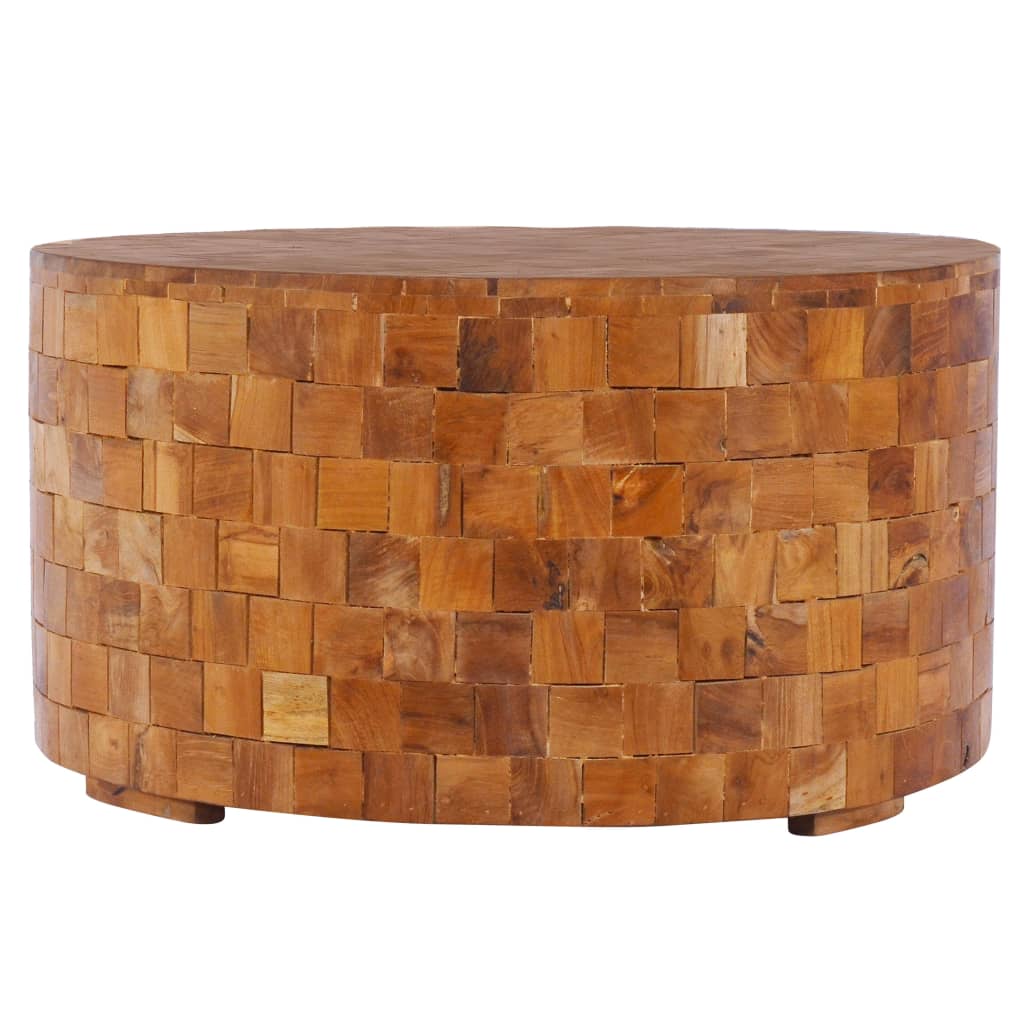Konferenční Stolek 60 X 60 X 35 Cm Masivní Teakové Dřevo