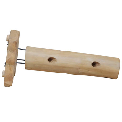 Stojan Na Víno Na 8 Lahví 40 X 30 X 80 Cm Masivní Teakové Dřevo