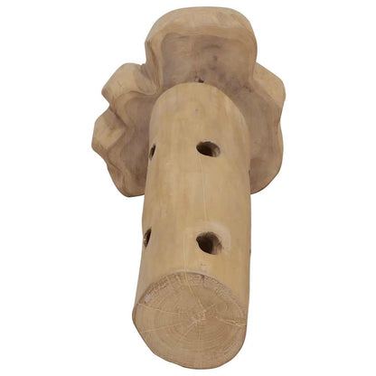 Stojan Na Víno Na 8 Lahví 40 X 30 X 80 Cm Masivní Teakové Dřevo