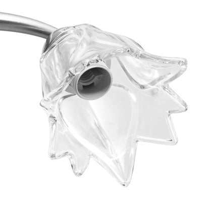 Stropní Lampa Průhledná Skleněná Stínidla 3 Žárovky E14