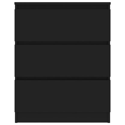 Příborník Černý 60 X 35 X 76 Cm Kompozitní Dřevo