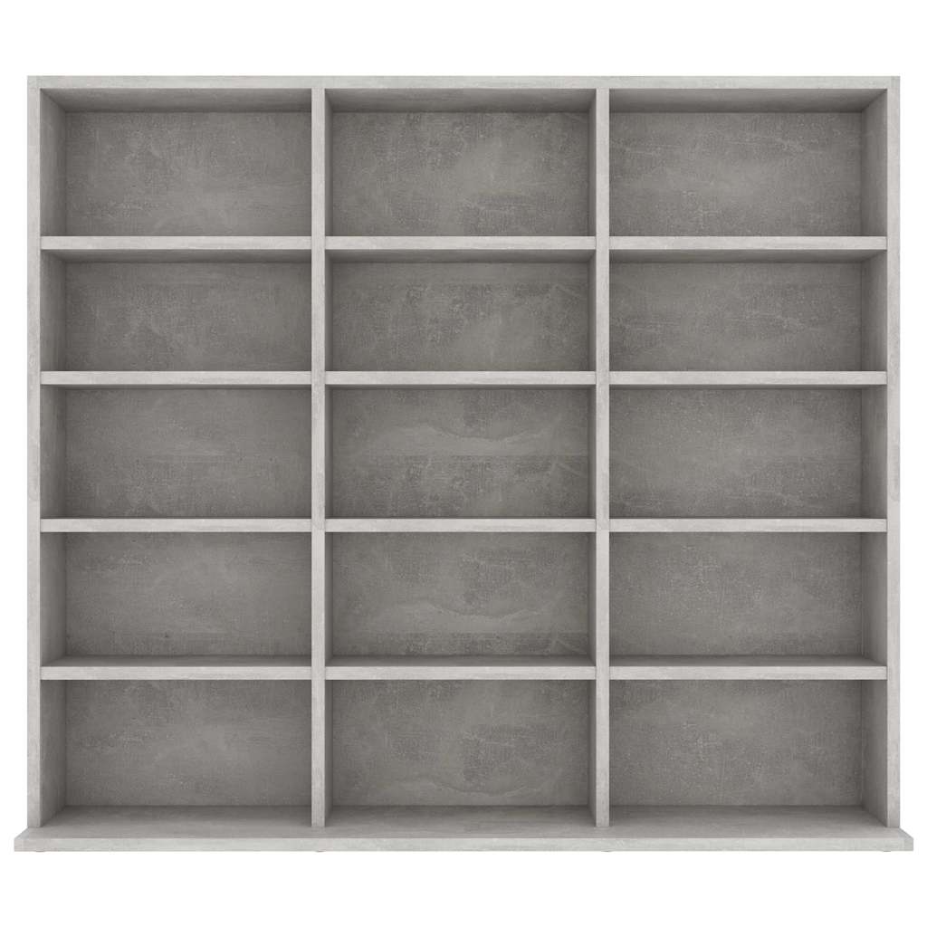 Skříňka Na Cd Betonově Šedá 100 X 23 X 89,5 Cm Kompozitní Dřevo