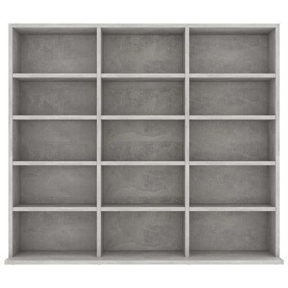 Skříňka Na Cd Betonově Šedá 100 X 23 X 89,5 Cm Kompozitní Dřevo