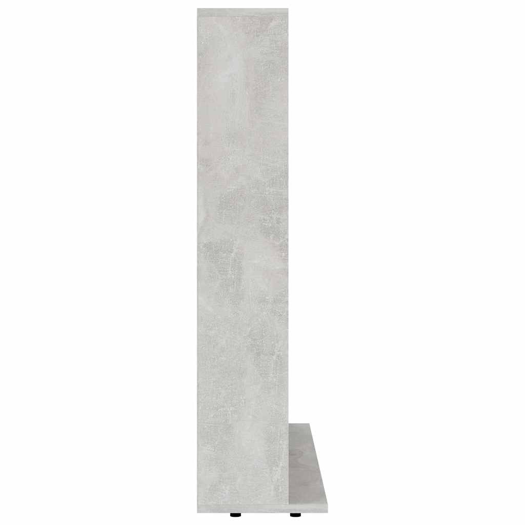 Skříňka Na Cd Betonově Šedá 100 X 23 X 89,5 Cm Kompozitní Dřevo