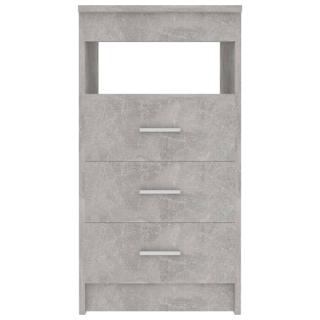 Komoda Se Zásuvkami Betonově Šedá 40X50X76 Cm Kompozitní Dřevo
