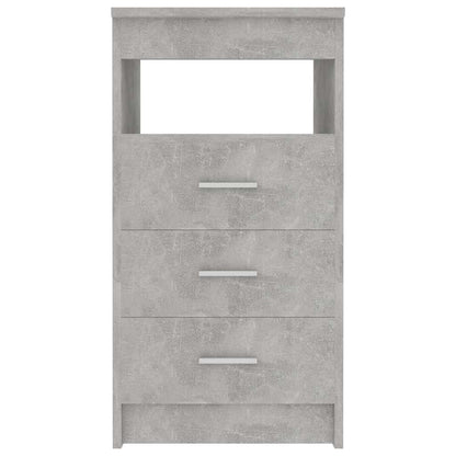 Komoda Se Zásuvkami Betonově Šedá 40X50X76 Cm Kompozitní Dřevo