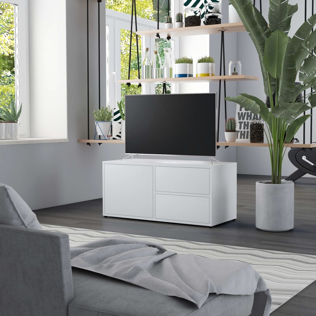 Tv Stolek 80 X 34 X 36 Cm Kompozitní Dřevo