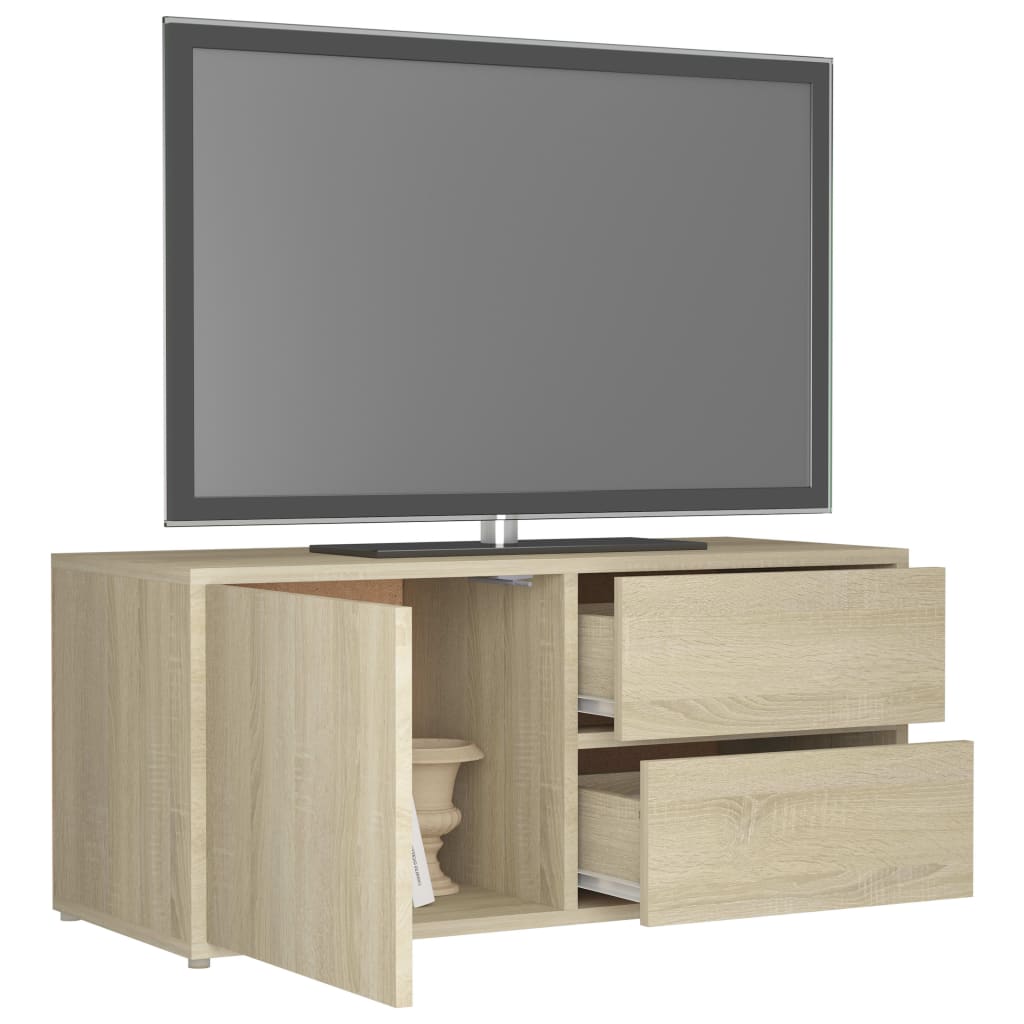 Tv Stolek 80 X 34 X 36 Cm Kompozitní Dřevo