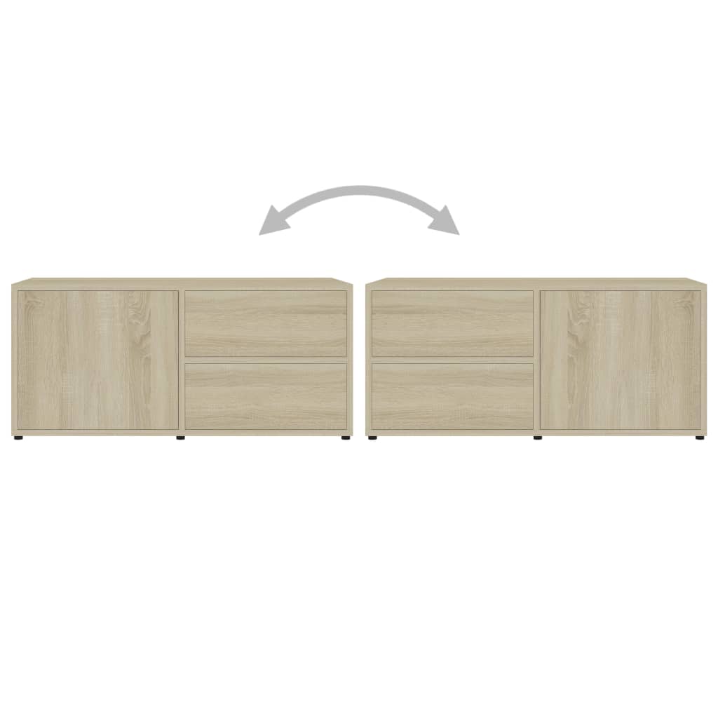 Tv Stolek 80 X 34 X 36 Cm Kompozitní Dřevo