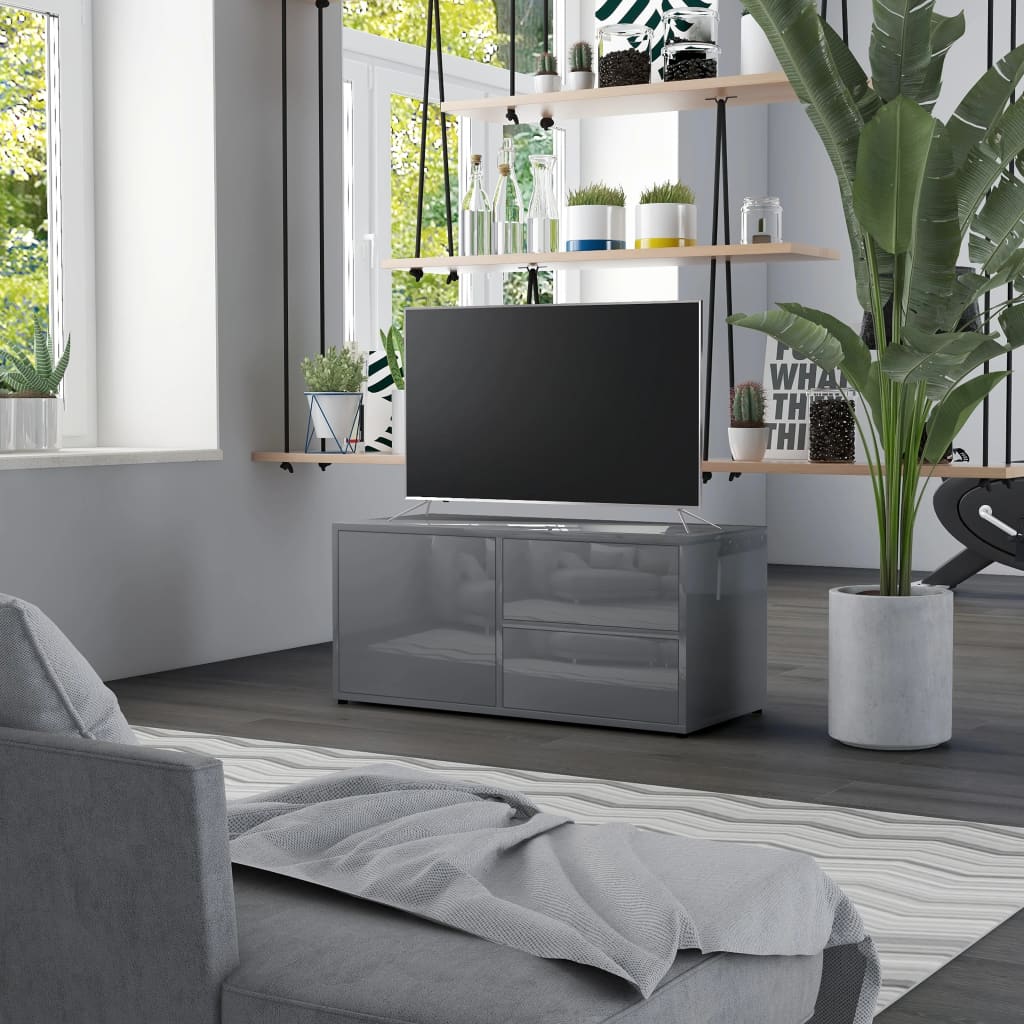 Tv Stolek 80 X 34 X 36 Cm Kompozitní Dřevo