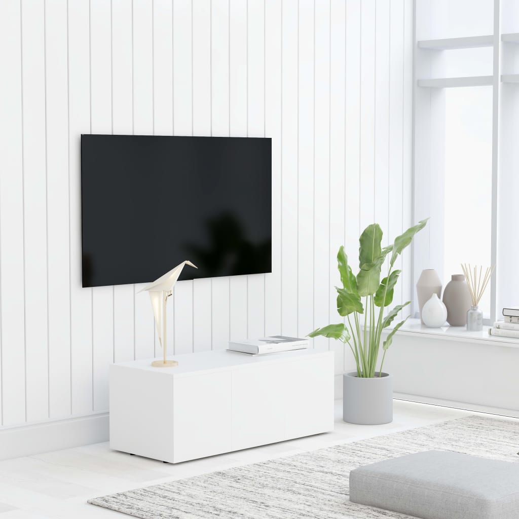 Tv Stolek Betonově Šedý 80 X 34 X 30 Cm Kompozitní Dřevo